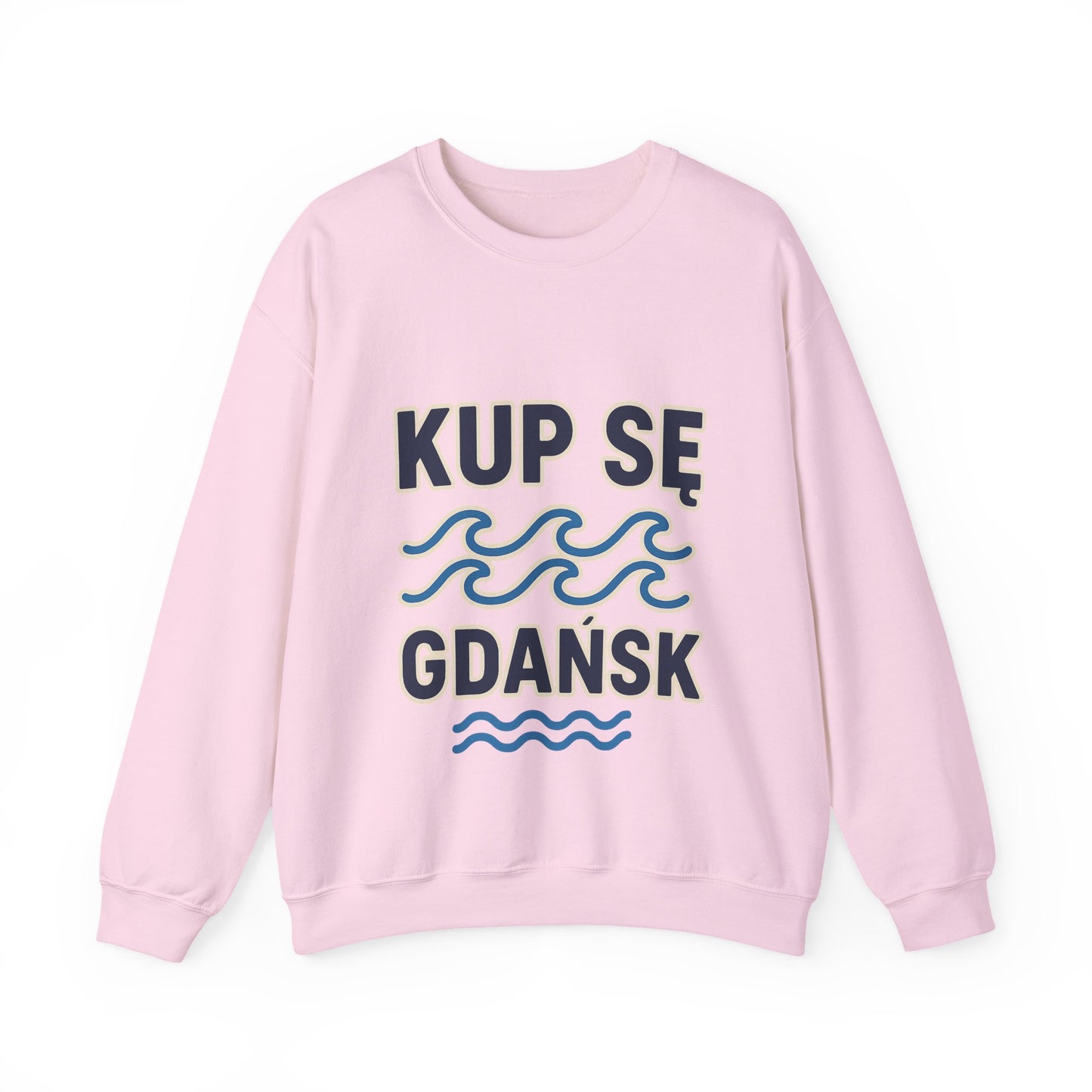 Bluza unisex z grafiką Kup Se Fale – klasyczny crewneck i miejski styl