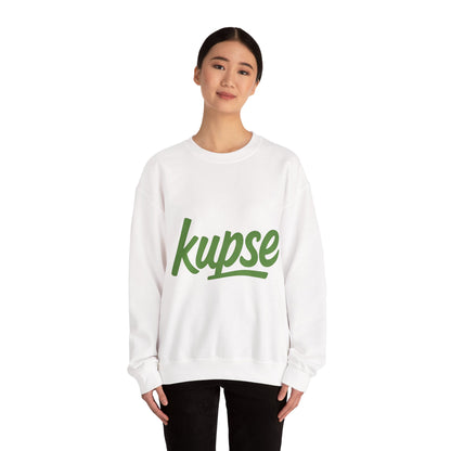 Bluza unisex z grafiką Kup Se Logo Green – klasyczny crewneck i miejski styl