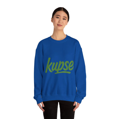 Bluza unisex z grafiką Kup Se Logo Green – klasyczny crewneck i miejski styl