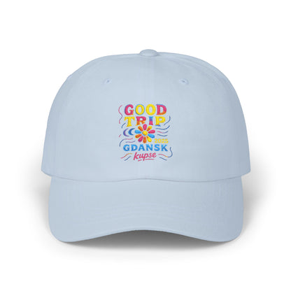 Czapka z daszkiem z grafiką Kup Se Good Trip – modny Dad Cap z charakterem