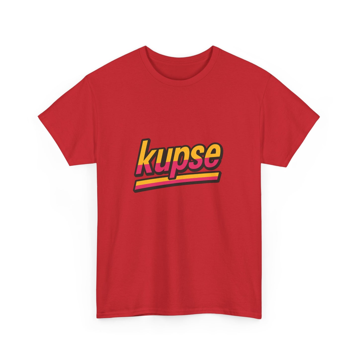 KupSe Logo Retro Sport Style t-shirt - Unisex Heavy Cotton Tee