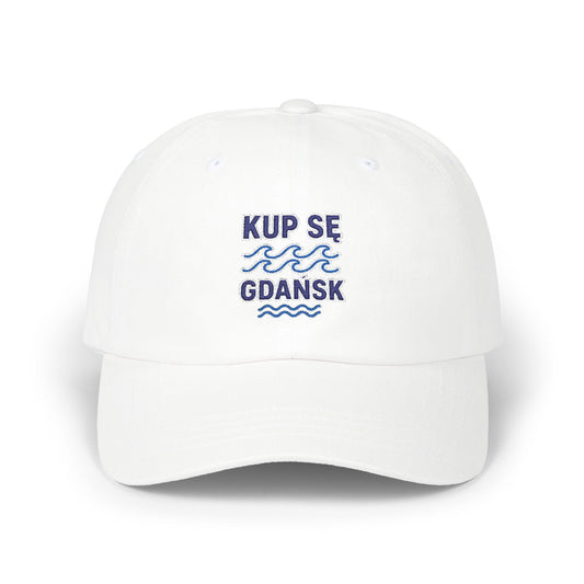 Czapka z daszkiem z grafiką Kup Se fale – modny Dad Cap z charakterem