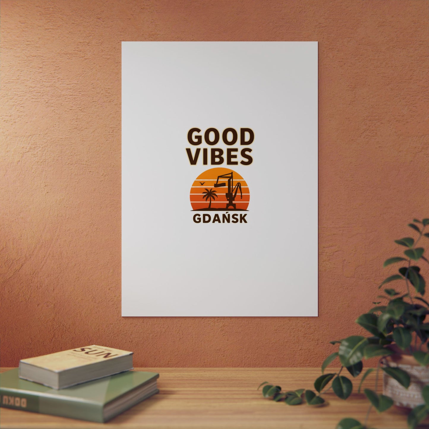 Obraz na panelu aluminiowym Good Vibes – trwały wydruk w stylu Kup Se