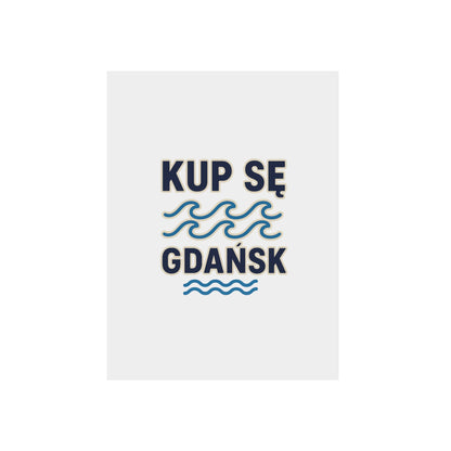 Obraz na panelu aluminiowym Gdańsk Fale – trwały wydruk w stylu Kup Se