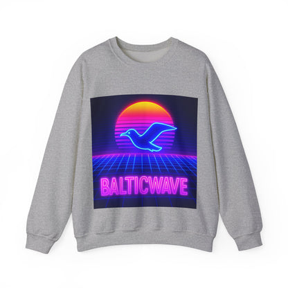 Bluza unisex z grafiką Kup Se Baltic Wave – klasyczny crewneck i miejski styl