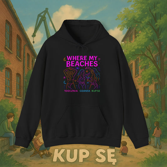 Unisex Heavy Blend Hoodie – Where My Beaches – Kup Se