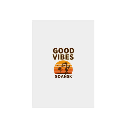 Obraz na panelu aluminiowym Good Vibes – trwały wydruk w stylu Kup Se