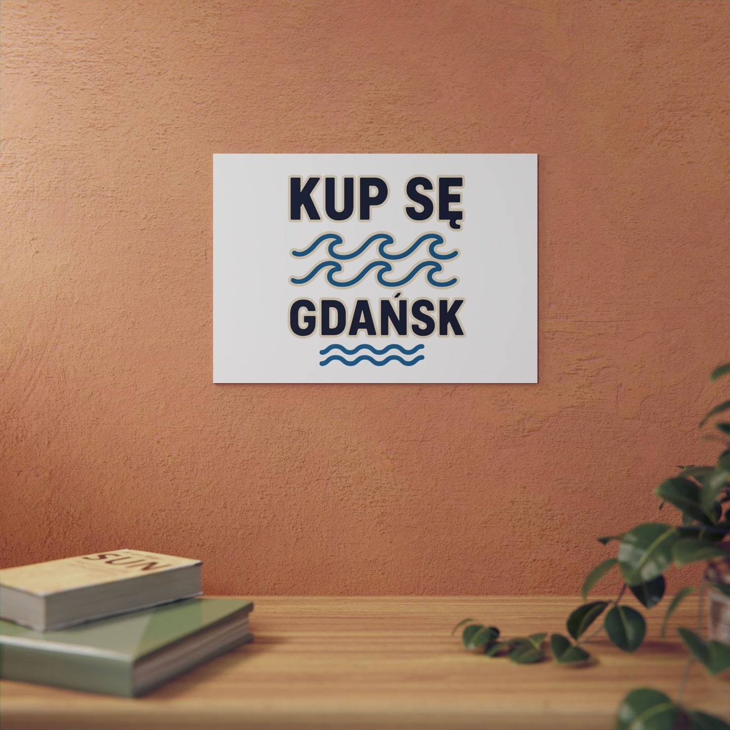 Obraz na panelu aluminiowym Gdańsk Fale – trwały wydruk w stylu Kup Se