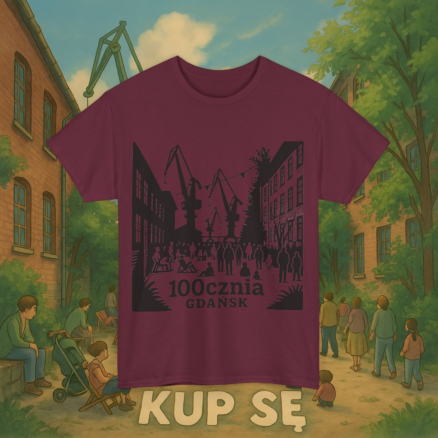 KupSe 100cznia t-shirt - Unisex Heavy Cotton Tee