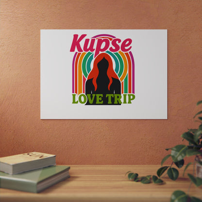 Obraz na panelu aluminiowym Love Trip – trwały wydruk w stylu Kup Se