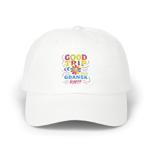 Czapka z daszkiem z grafiką Kup Se Good Trip – modny Dad Cap z charakterem