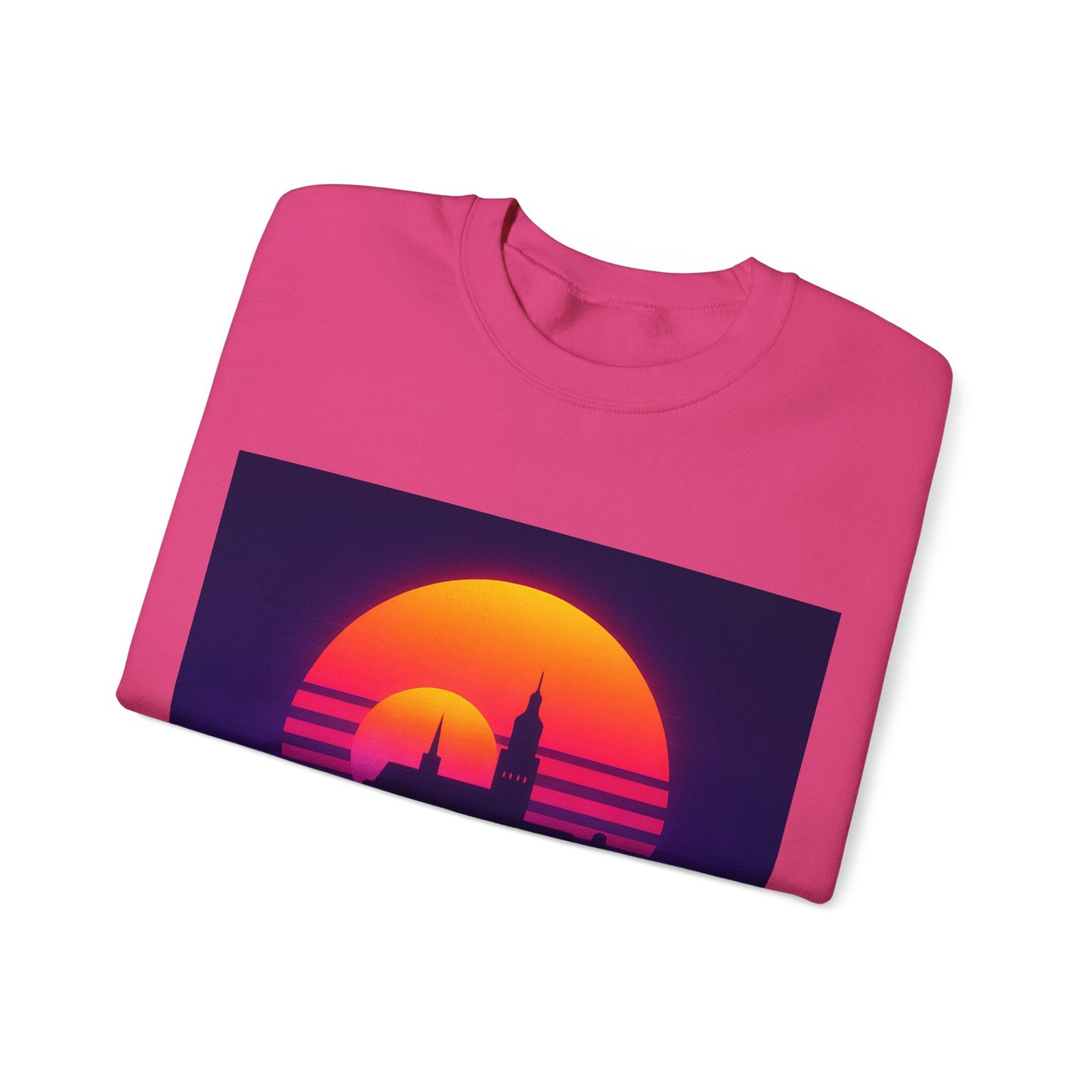 Bluza unisex z grafiką Kup Se Panorama Gdańsk – klasyczny crewneck i miejski styl