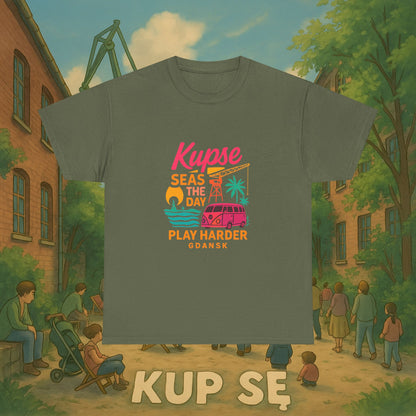 KupSe Play Harder Style t-shirt - Unisex Heavy Cotton Tee